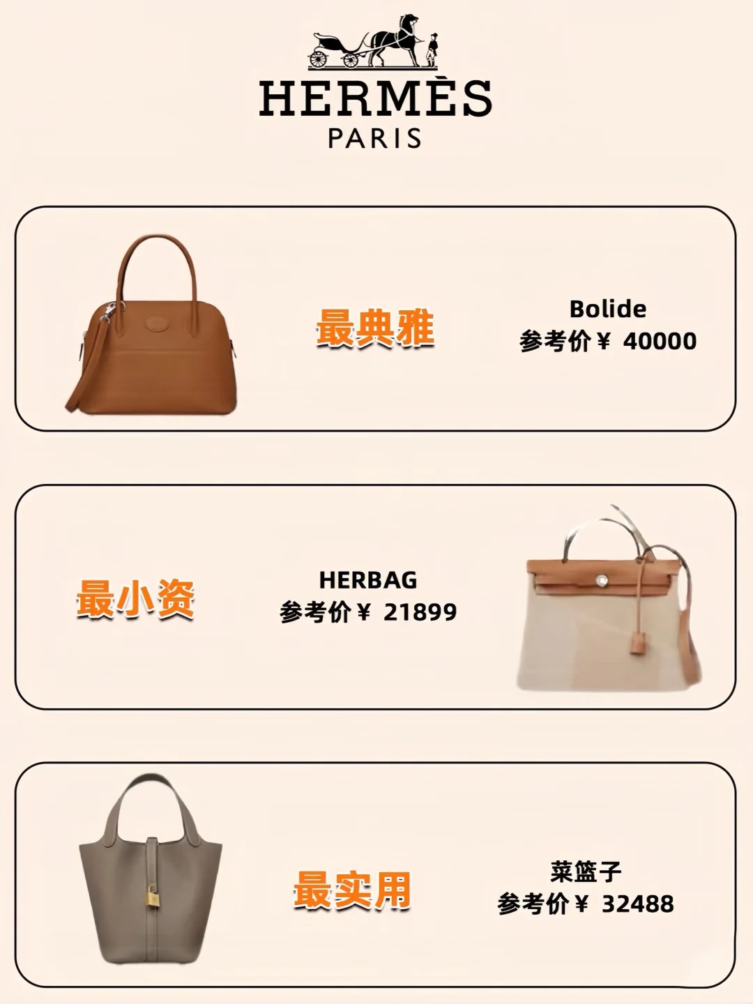 Showcasing the Hermès Evelyne bag.